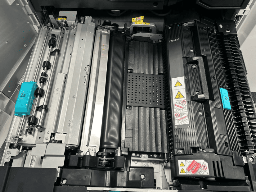Вузол переносу та фюзер в принтері Xerox Primelink C9200