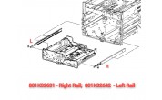 (801K32631 / 801K32642) Направляючі рейки (Drawer Unit Rails) для Xerox Color 550/560/570; C60/C70